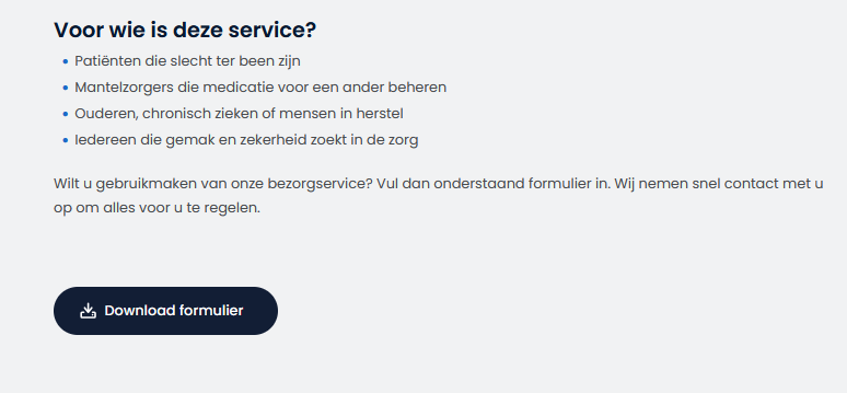 download formulier